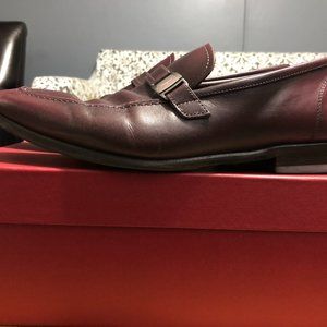 SALVATORE FERRAGAMO LOAFER MAROON 10.5